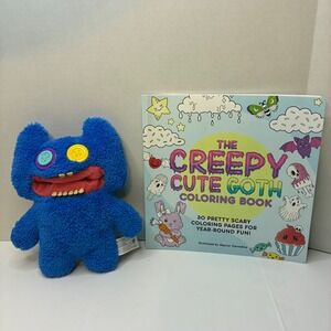 Fugglers Chaos Brian Blue Plush Monster Pack Coloring Book Creepy Ugly Gift Fun